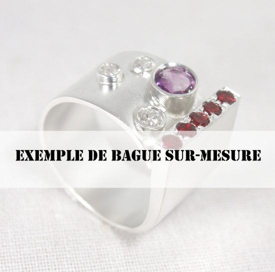 exemple de bague sur mesure creation artisanale lyon