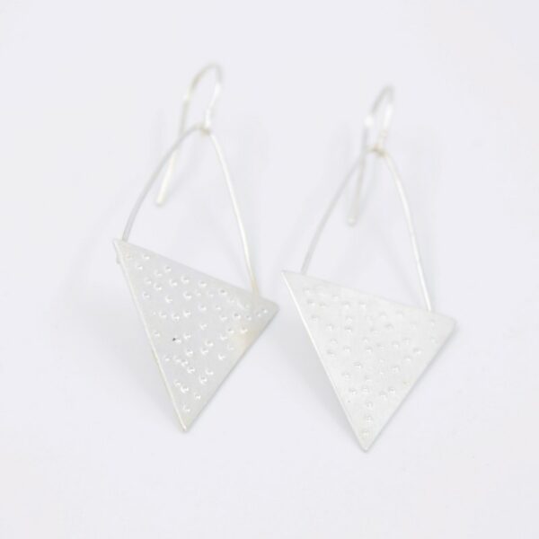 Boucles d'oreilles triangle - Collection les Imprimés