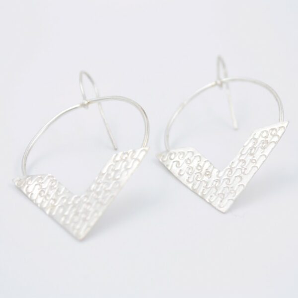 Boucles d'oreilles V- Collection les Imprimés
